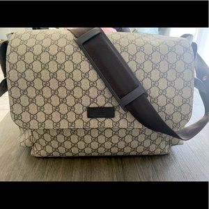 Brown GG Supreme Mama Bag/ Diaper Bag